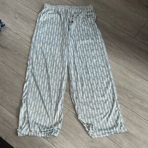 Super soft Hello Mello Light Blue Crescent Print Lounge Pants size Large
